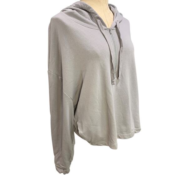 XXL Fabletics Womens 1/4 Zip Hoodie Sweatshirt Lavender Soft - Picture 7 of 8
